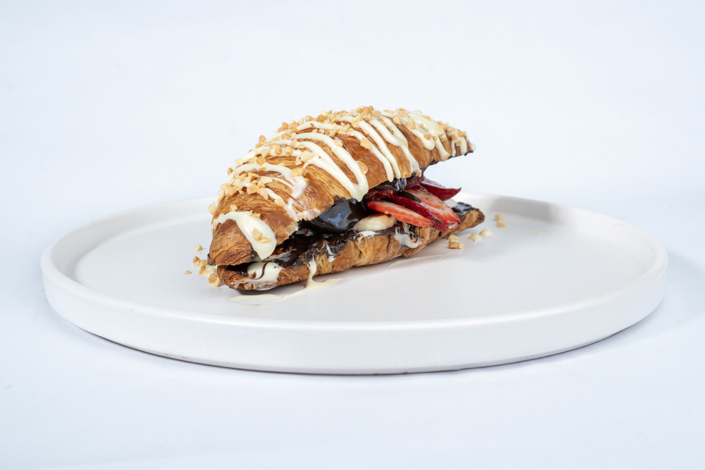Bitter Kruvasan (XL) İncir Waffle