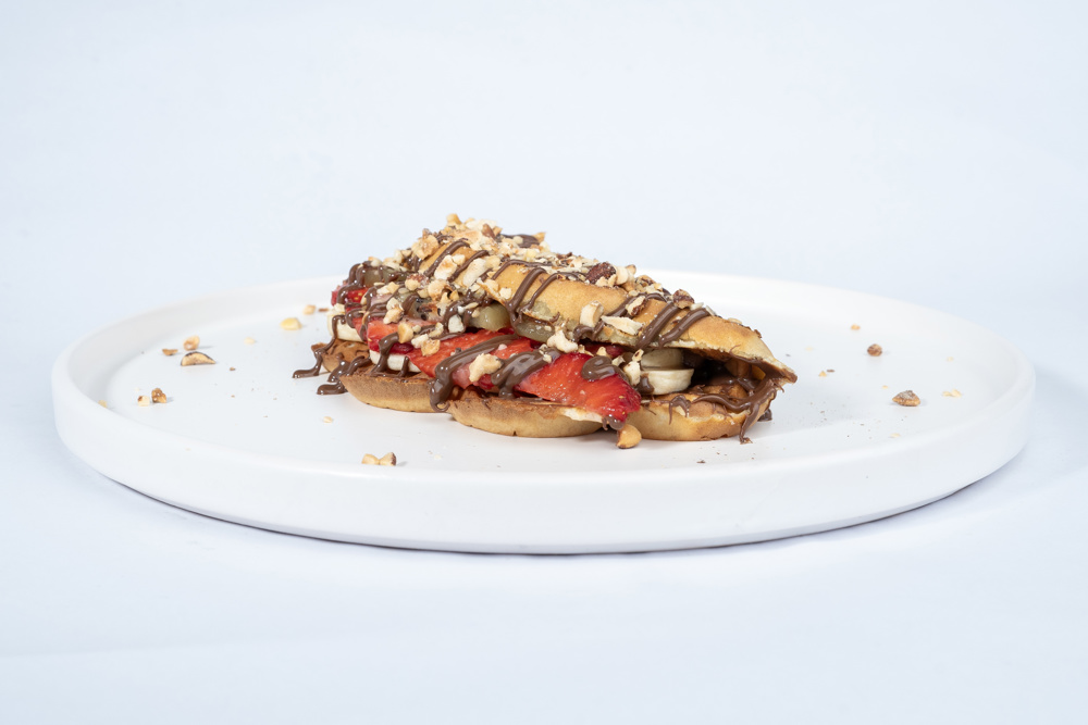 Nutella Klasik Sandviç İncir Waffle