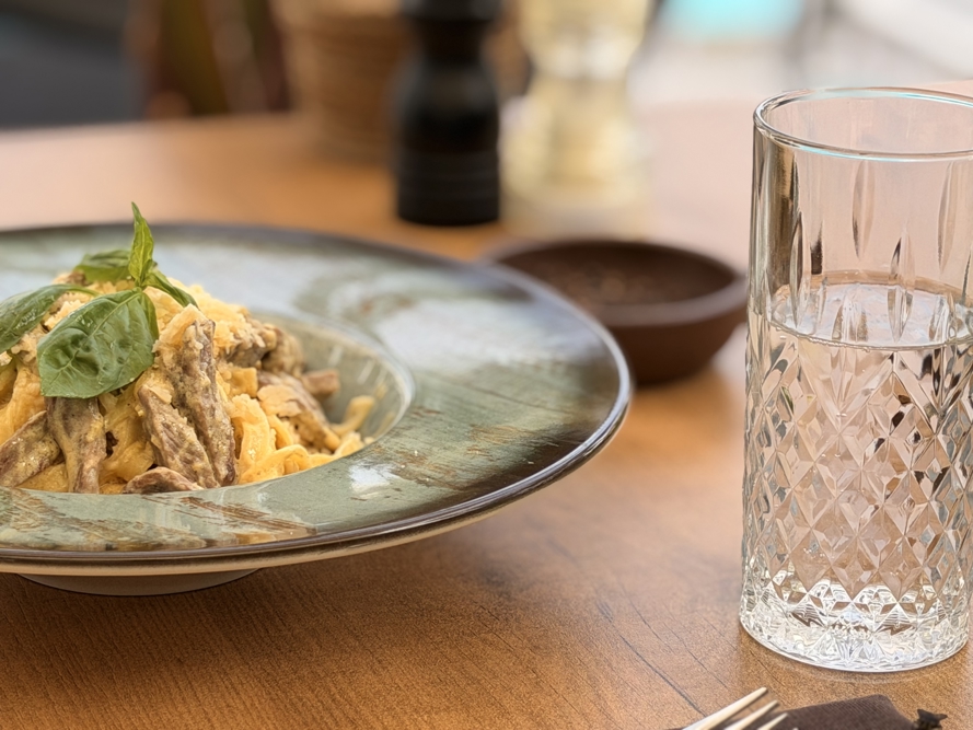 Gerçek Tagliatelle Carbonara