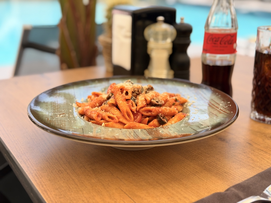 Penne Arabiata HMA Hotel & Suites