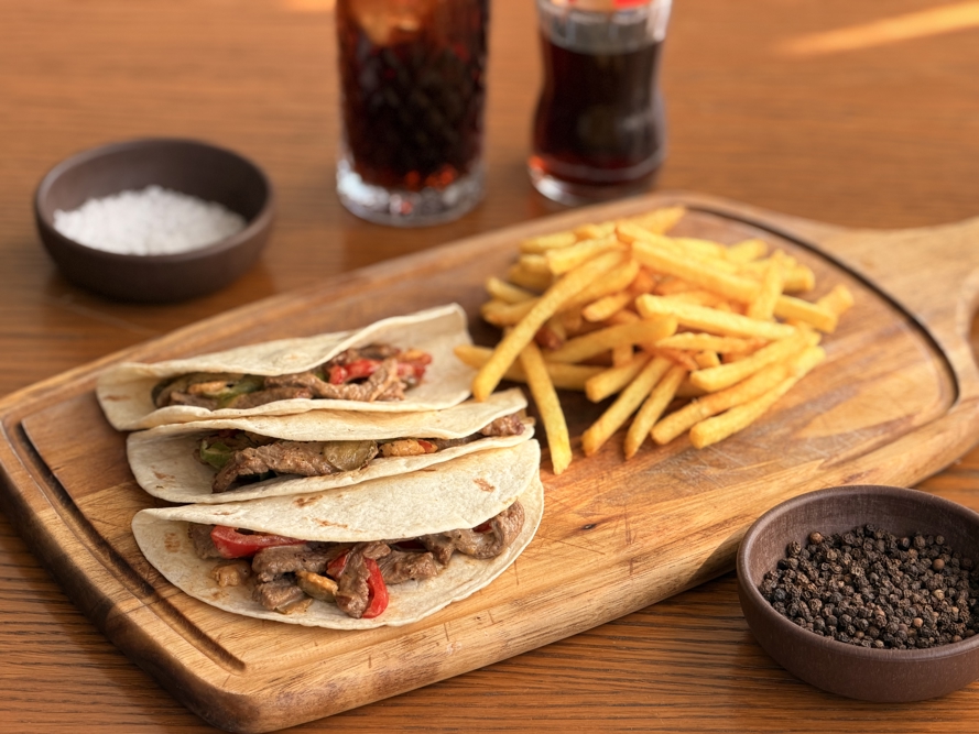 Biftekli Taco