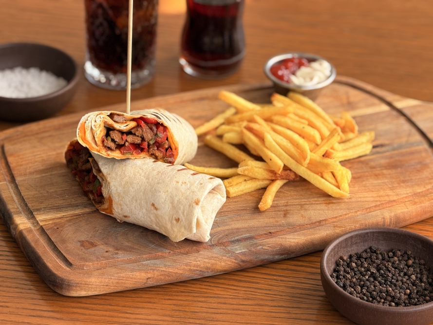 Biftekli Wrap