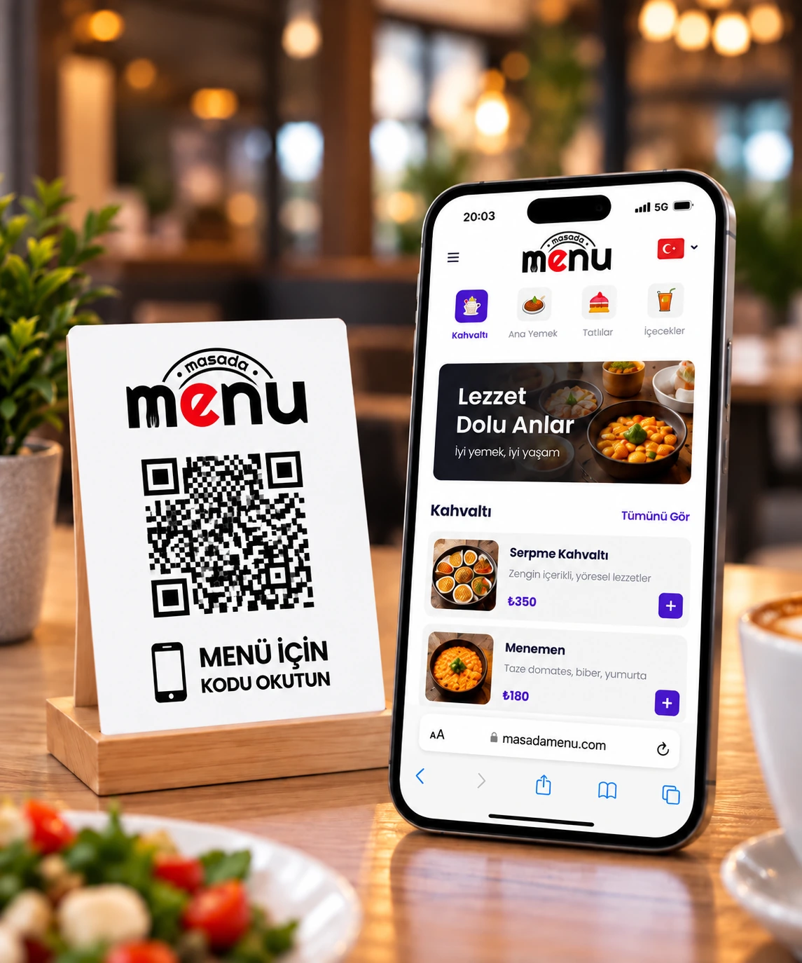 MasadaMenü dijital menü avantajları