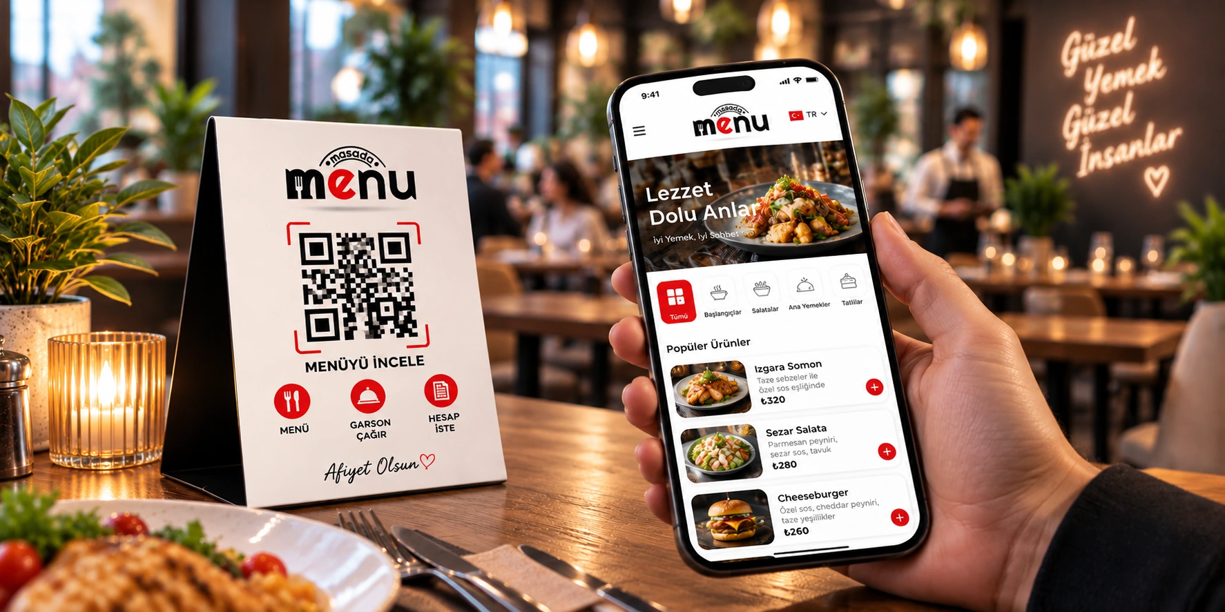 MasadaMenü QR Menü sistemi